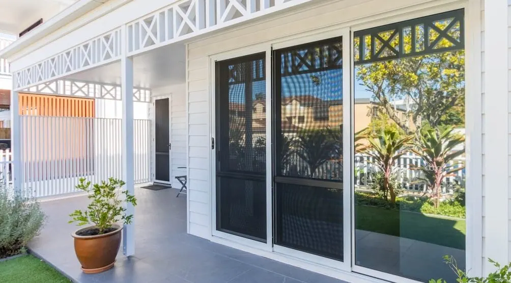 Security Sliding Screens by Rollon — Reinforced mesh that keeps insects out and intruders away.